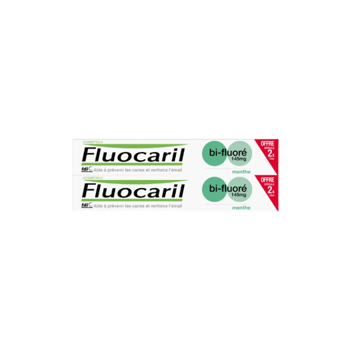 Fluocaril Dentifrice Bi-Fluoré 2 x 75 ml