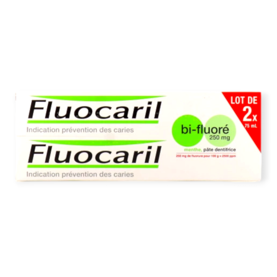 Fluocaril Dentifrice Bi-Fluoré Duo 2x125 ml