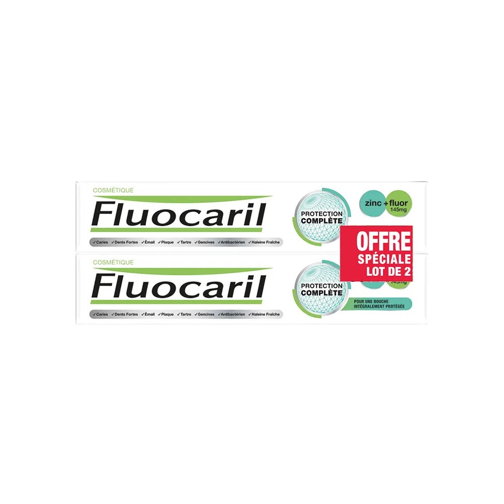 Fluocaril Dentifrice Complet Duo 2x75 ml