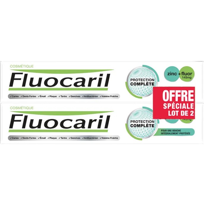 Fluocaril Dentifrice Complet Duo 2x75 ml