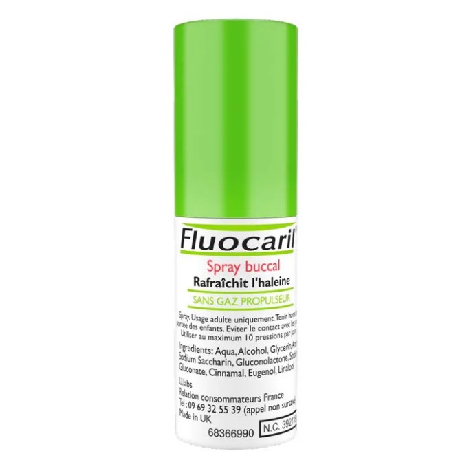 Fluocaril spray buccal rafraîchissant 15 ml