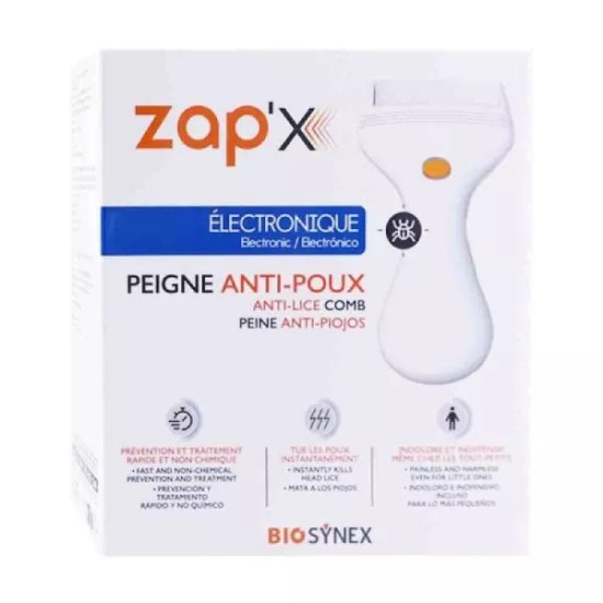 Biosynex Exacto Zap Peigne Anti-Poux Électrique