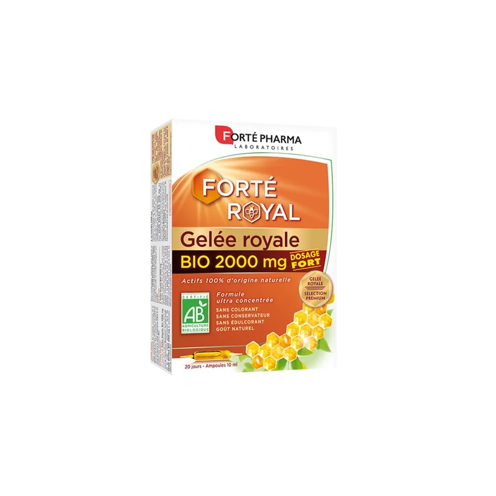 Forté Pharma Gelée Royale Bio 20 Ampoules de 10 ml