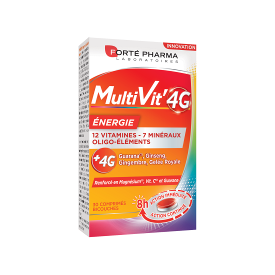 Forte Pharma Multivit 4G Senior 30 comprimés