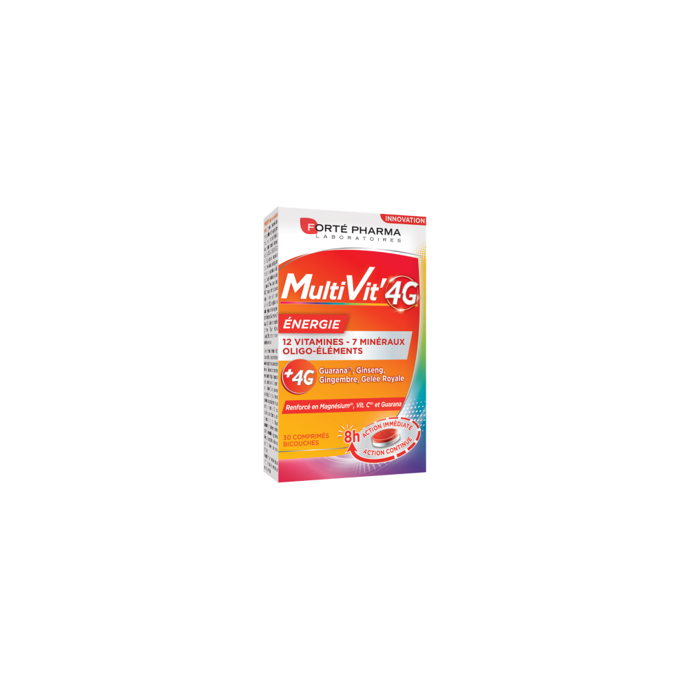 Forte Pharma Multivit 4G Senior 30 comprimés