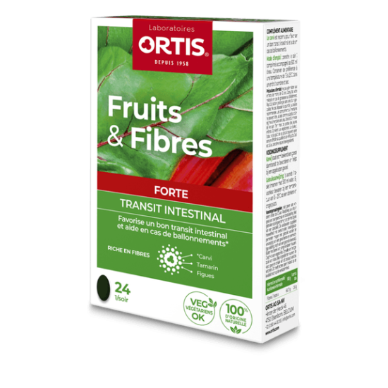 Ortitis Fruits/Fibres Forte 24 comprimés