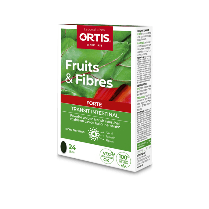 Ortitis Fruits/Fibres Forte 24 comprimés