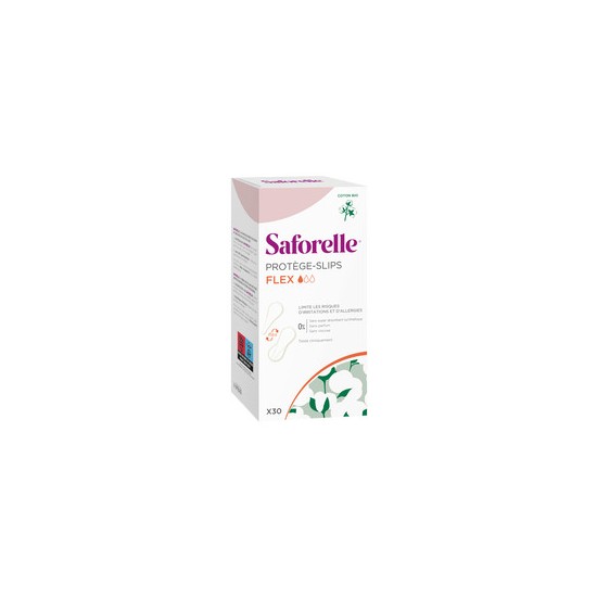 Saforelle coton protect bio protège-slip flex