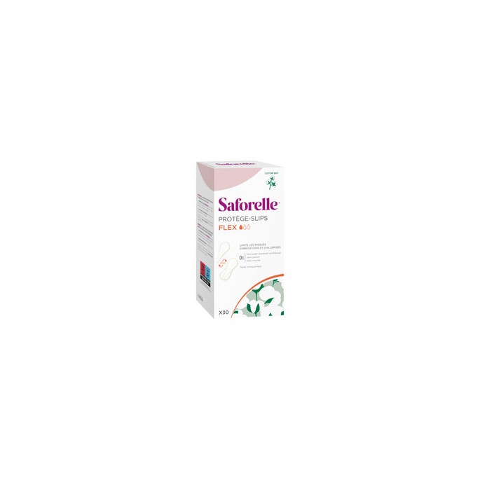 Saforelle coton protect bio protège-slip flex