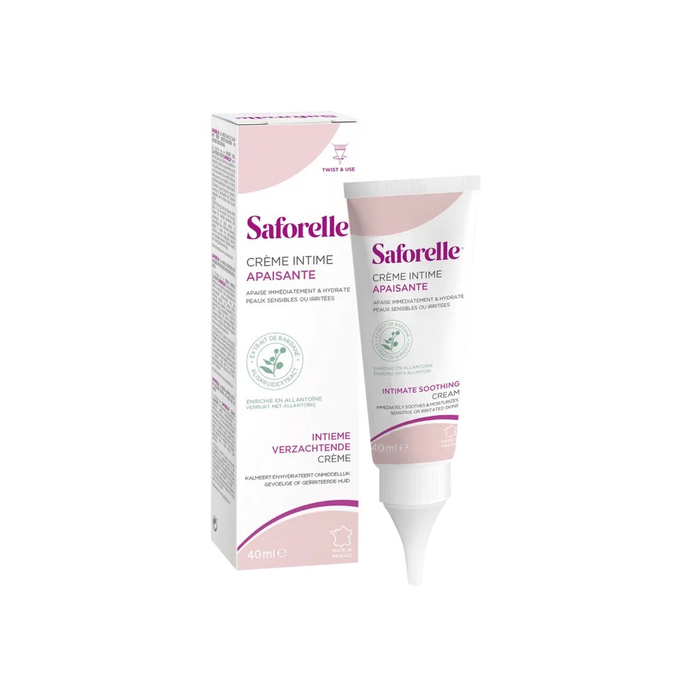 Saforelle Crème Apaisante et Post Épilatoire 40 ml