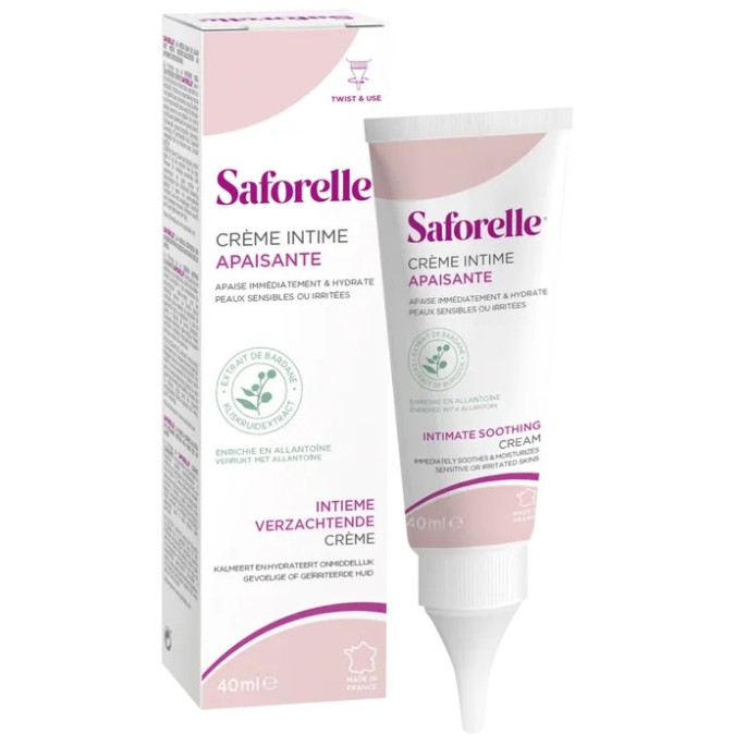 Saforelle Crème Apaisante et Post Épilatoire 40 ml