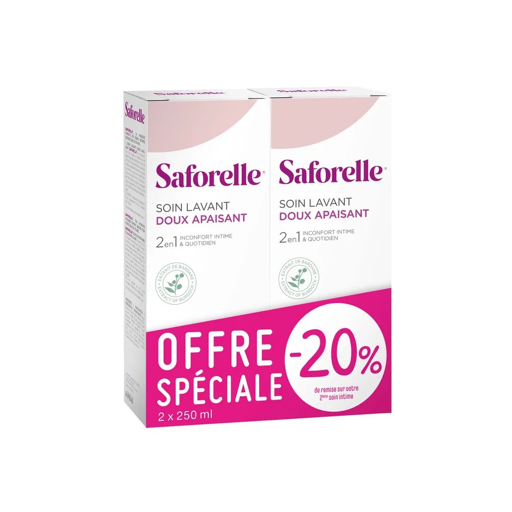 Saforelle Gel Lavant Lot de 2 x 250 ml