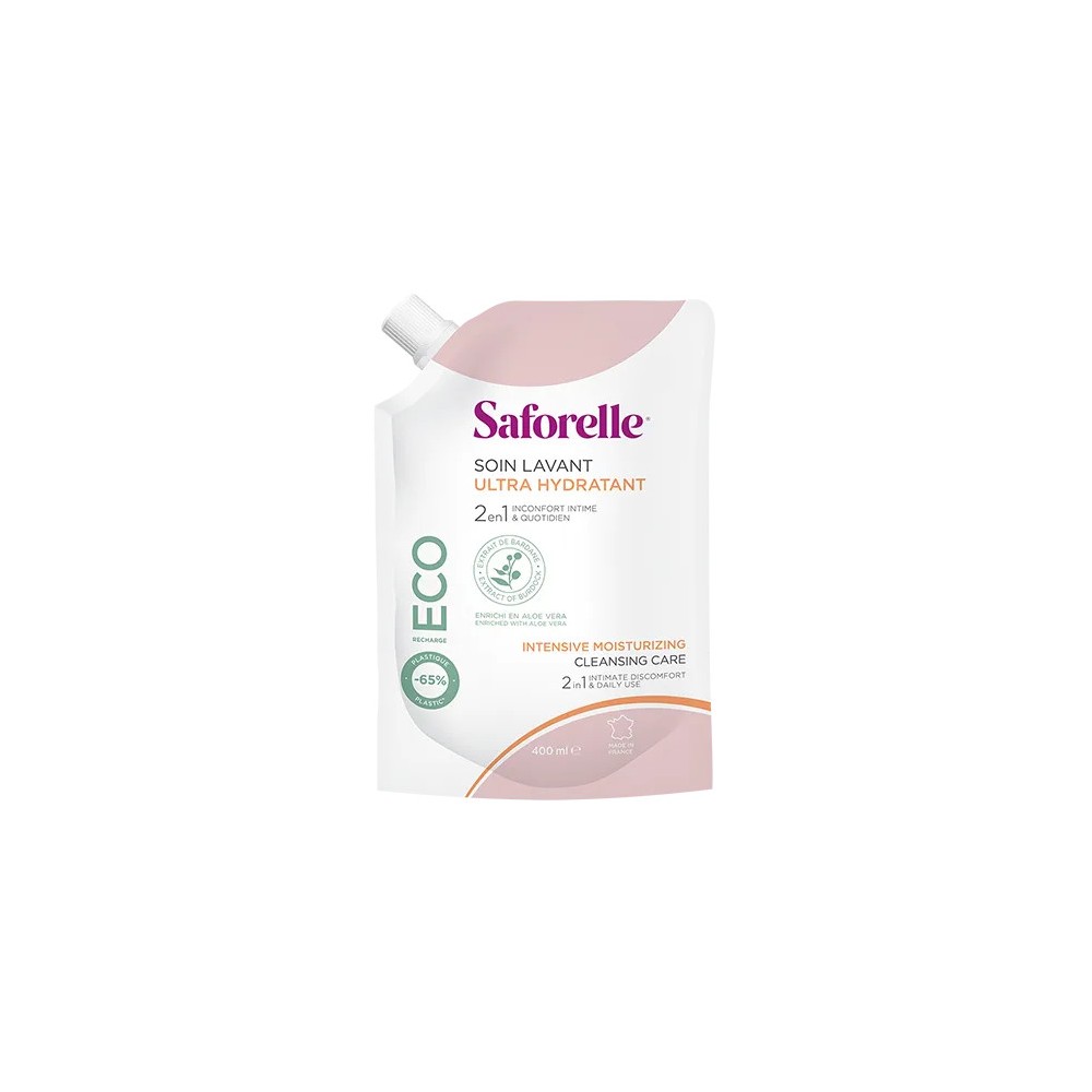 Saforelle gel lavant eco-recharge ultra hydratant