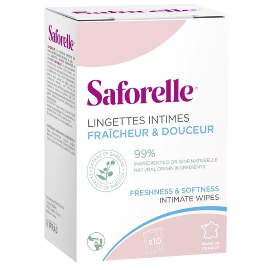 Saforelle Lingettes Individuelles