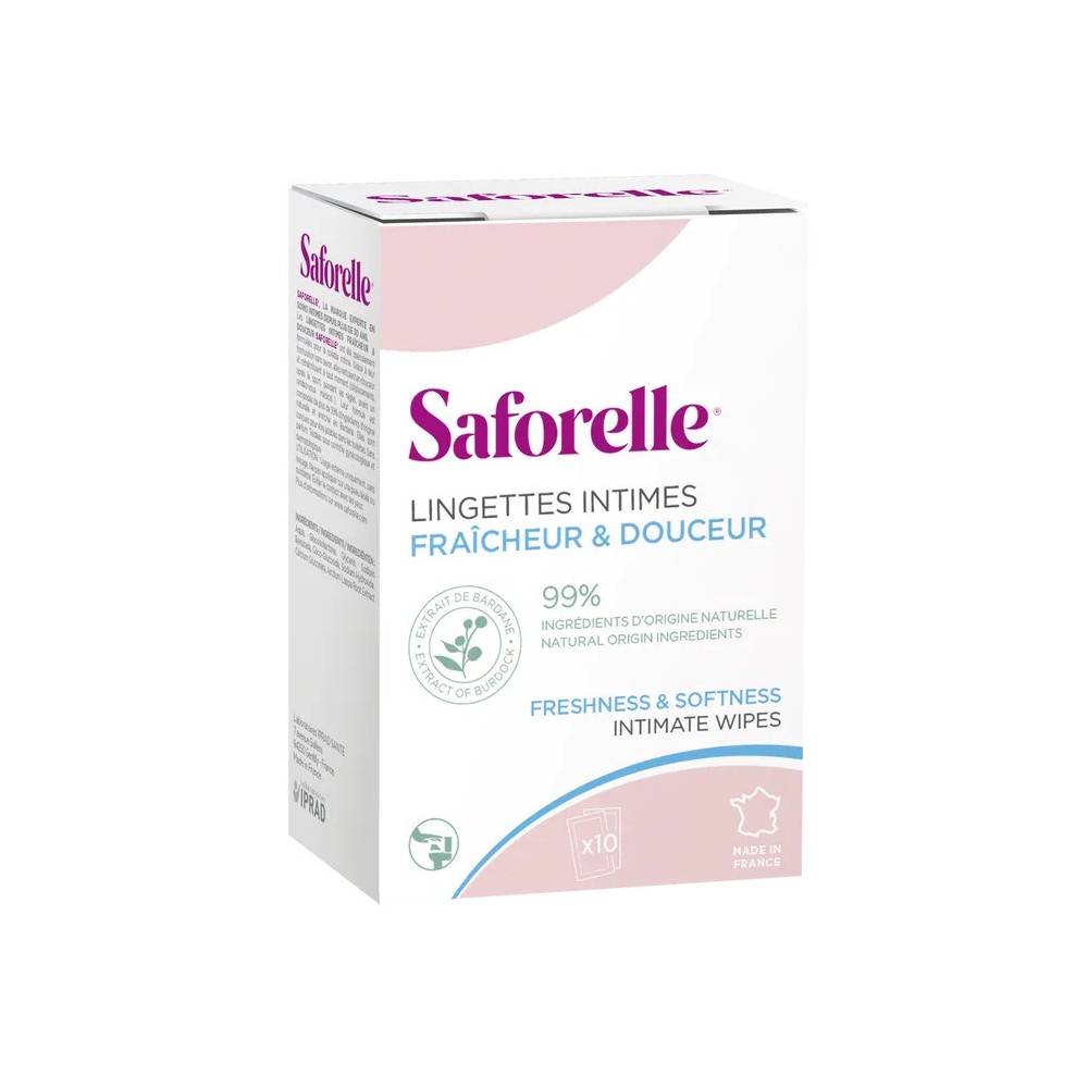 Saforelle Lingettes Individuelles