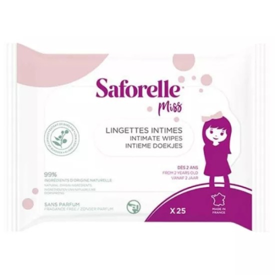 Saforelle lingettes 25 unités