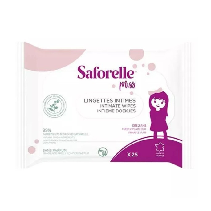 Saforelle lingettes 25 unités
