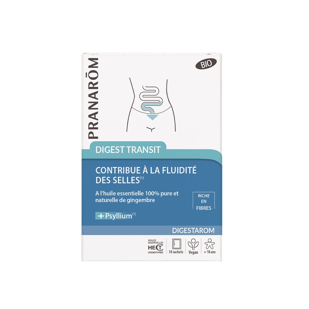 Pranarom Digest Transit Sachets 10 unités