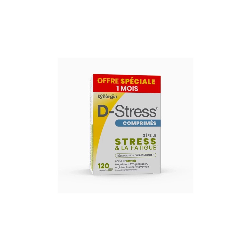 Synergia DStress 120 comprimés anti-stress