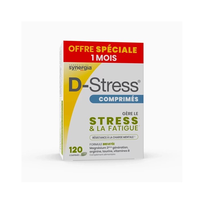 Synergia DStress 120 comprimés anti-stress