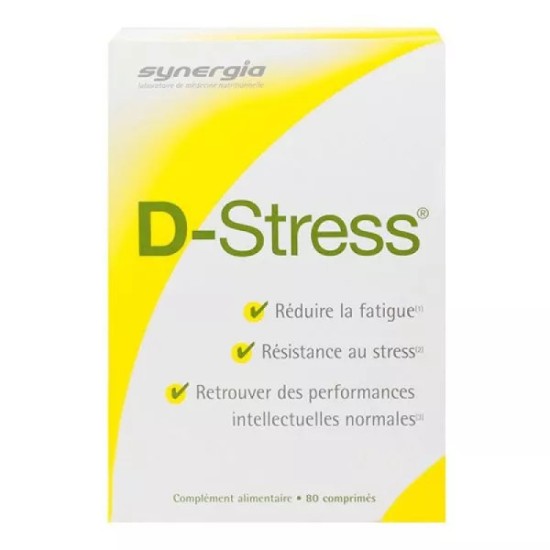 Synergia Dstress 80 comprimés anti-stress