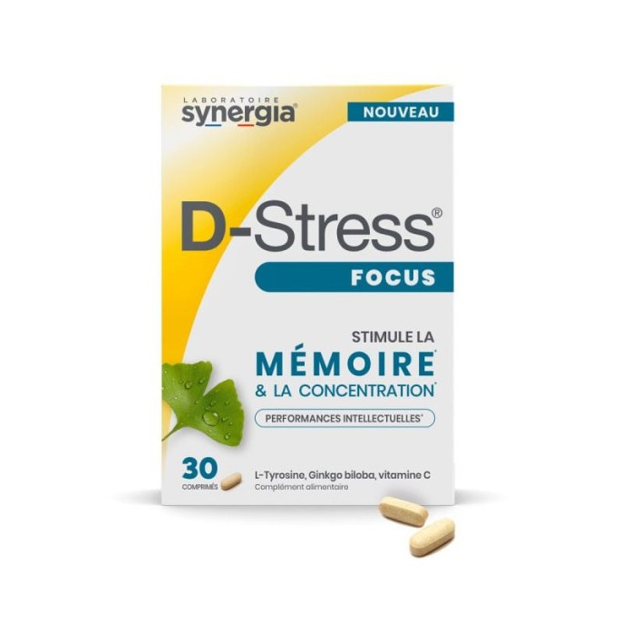 Synergia DStress Focus 30 comprimés