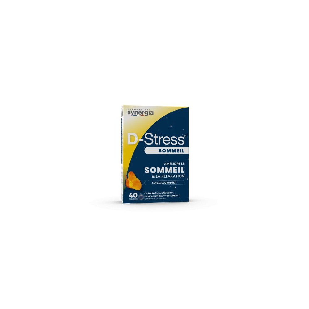 Synergia D-stress Sommeil 40 Comprimés