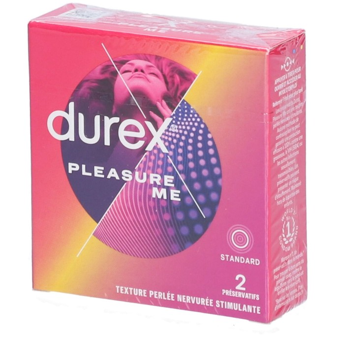 Durex Pleasure Me Préservatifs 2 Unités