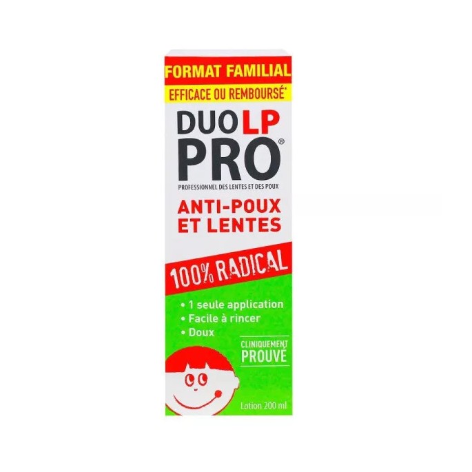 Duo LP Pro Lotion Poux Flacon de 200 ml