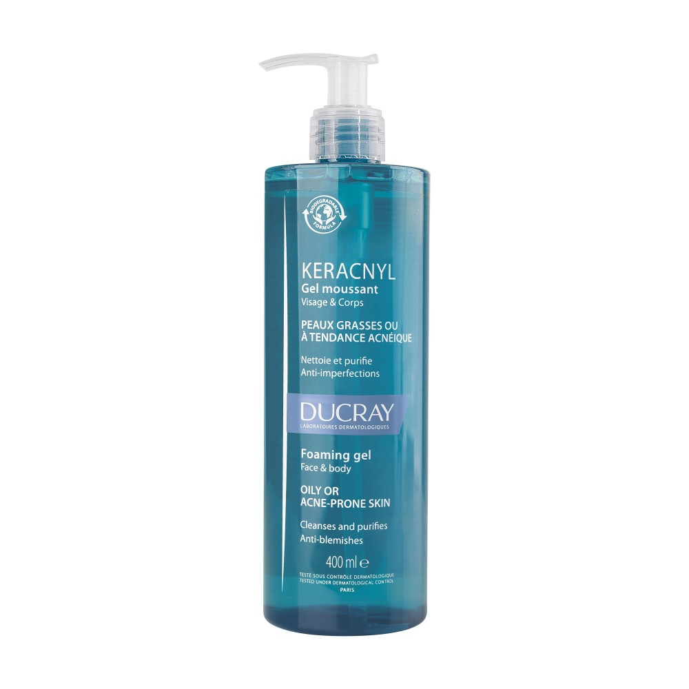 Ducray Keracnyl Gel Moussant 400 ml