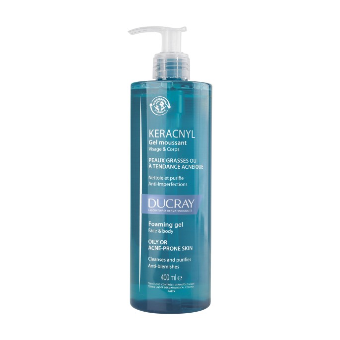 Ducray Keracnyl Gel Moussant 400 ml
