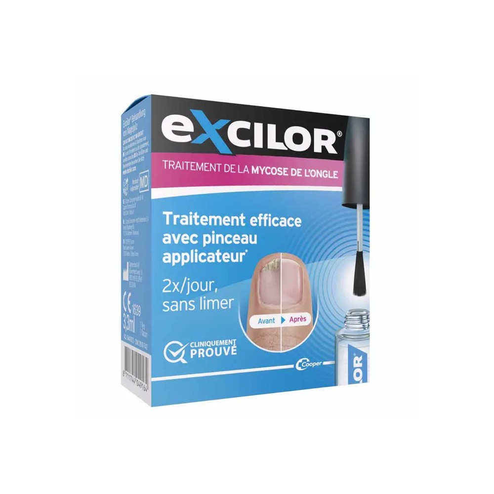 EXCILOR SOLUTION MYCOSES 3.3ML