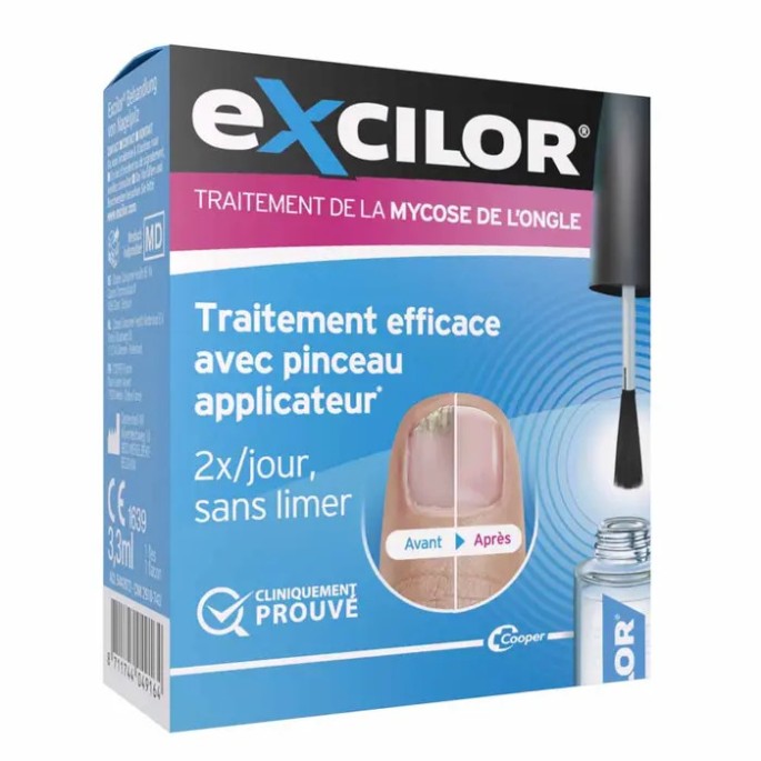 EXCILOR SOLUTION MYCOSES 3.3ML