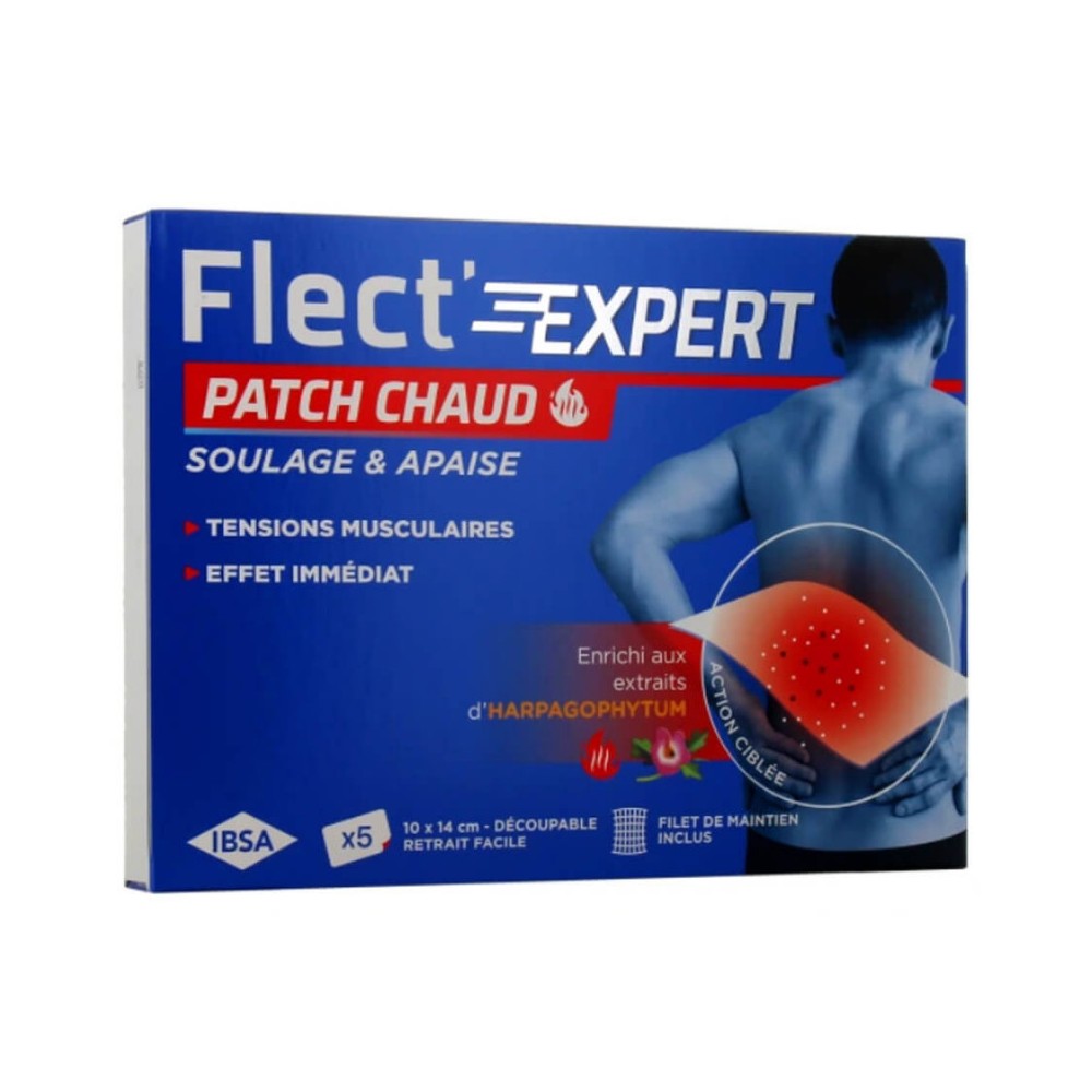Flect Expert Emplâtres Chaleur Boîte de 5