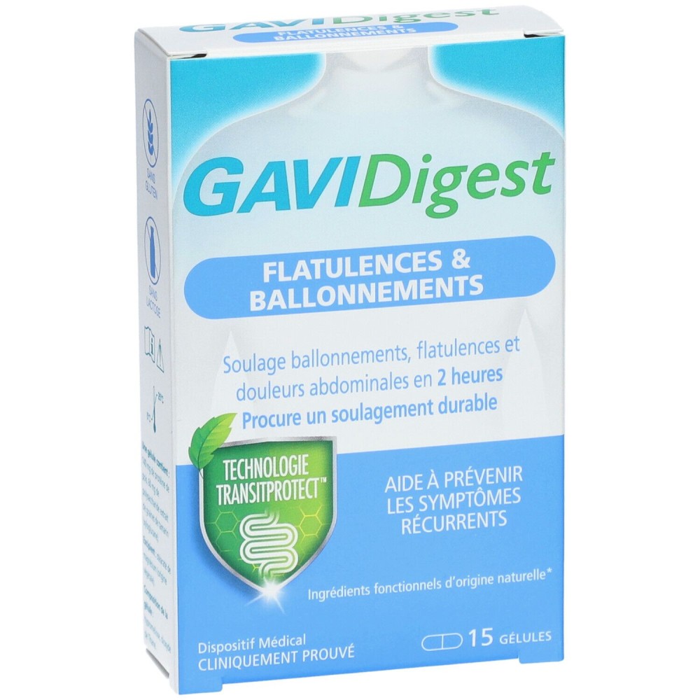 Gavidigest Ballonnement - 15 comprimés