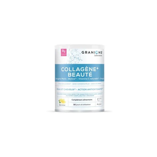 GRANIONS COLLAGENE MARIN + BEAUTE CITRON 275G