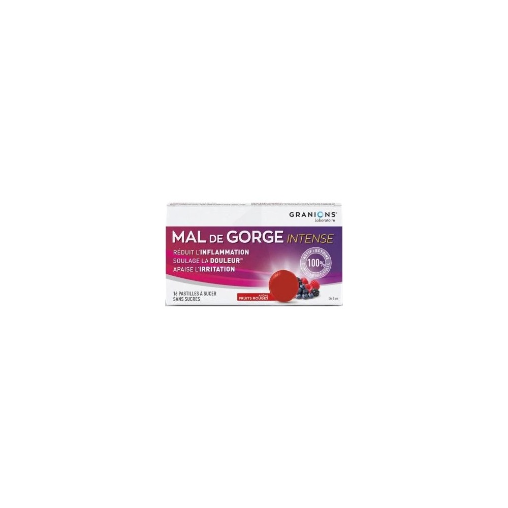 Granions gorge mal intense Pâtes 16 unités