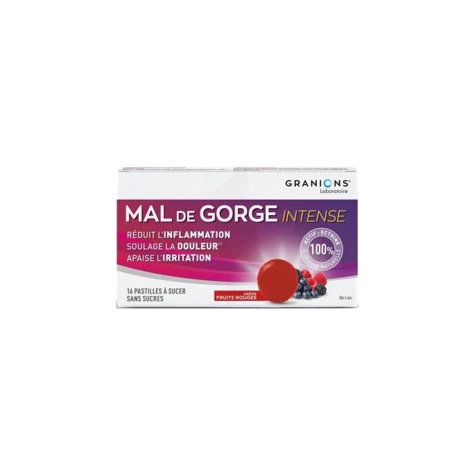 Granions gorge mal intense Pâtes 16 unités