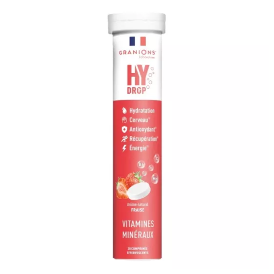 Granions HydroP Fraise 20 comprimés