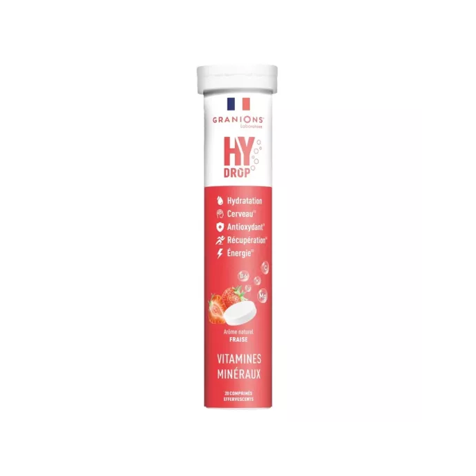 Granions HydroP Fraise 20 comprimés