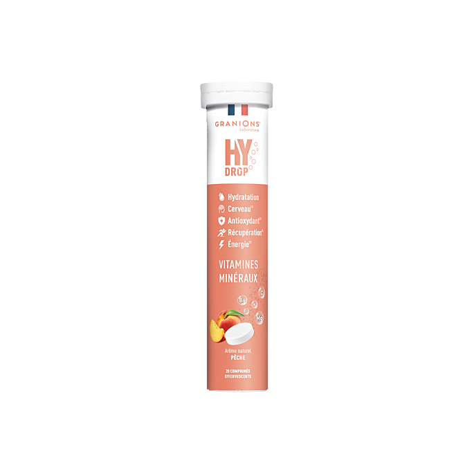 Granions HydroP Pêche 20 comprimés