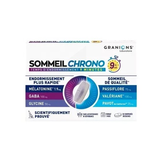 Granions Sommeil Chrono 30 comprimés