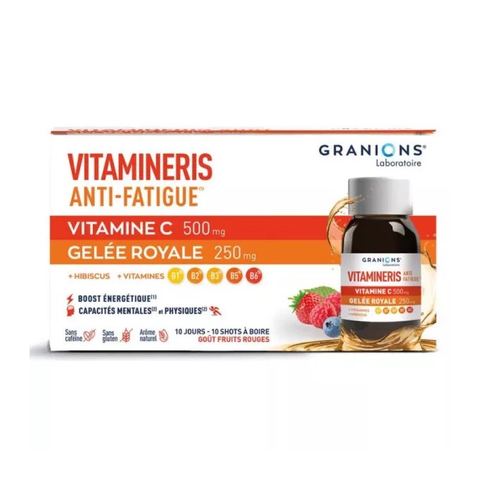 Granions Vitamineris Energie Shot 25 ml x10