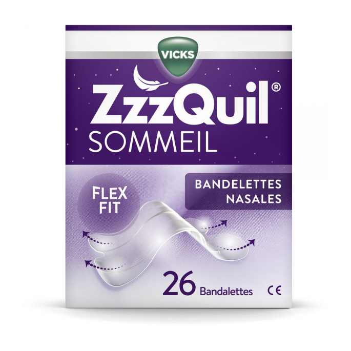 ZzzQuil Bandelettes Nasales 26 unités