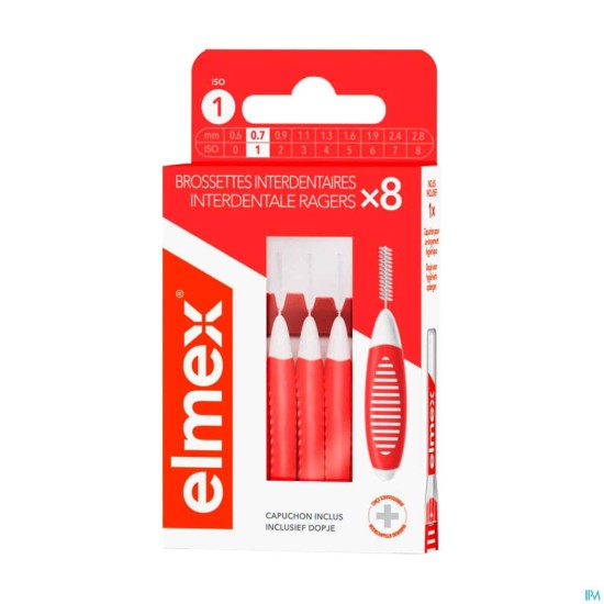 ELMEX BROSSETTES T1 0.7MM ORANGE