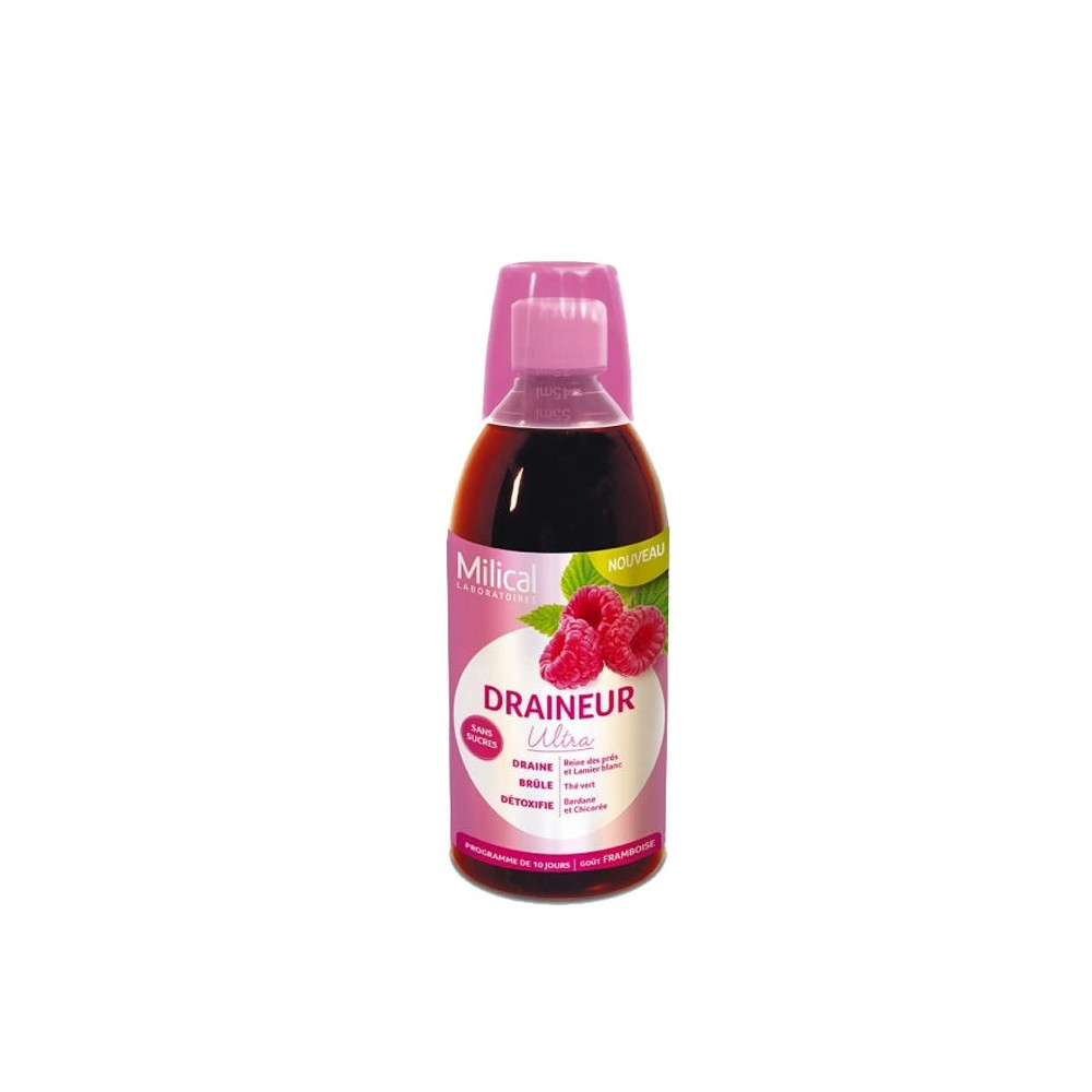 Milical Draineur Framboise 500 ml