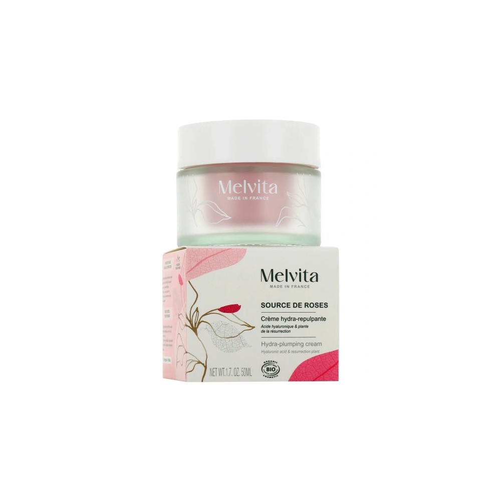 Melvita Source de Rose Crème Fraîche Repulpante 50 ml