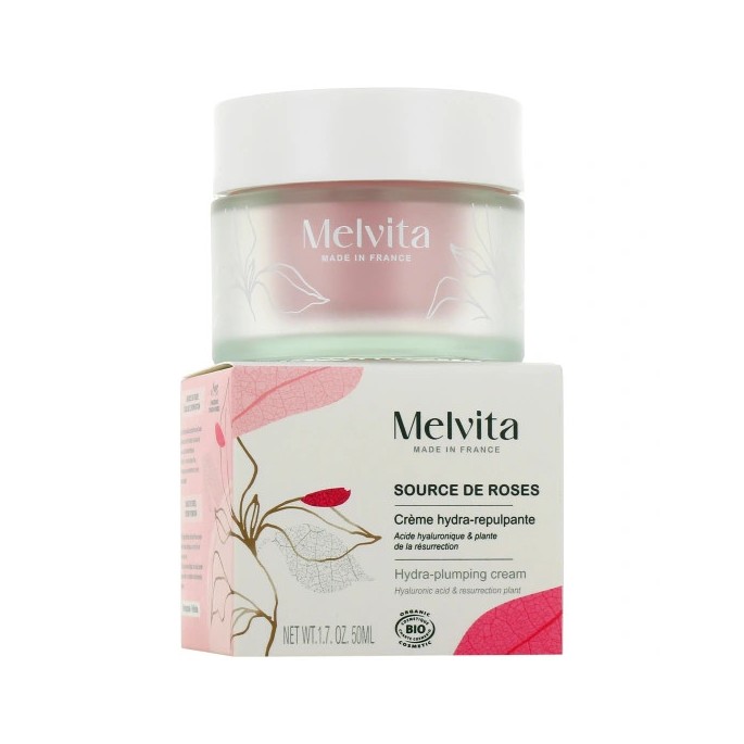 Melvita Source de Rose Crème Fraîche Repulpante 50 ml