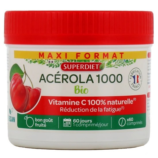 ACEROLA 1000 BIO BTE/60 ECO. COMPRIMES SD