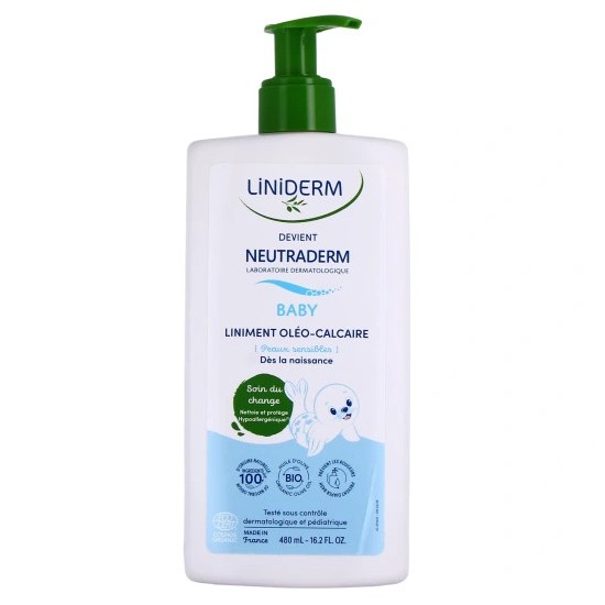 LINIDERM LINIMENT OLEO-CALCAIR POMPE 480ML
